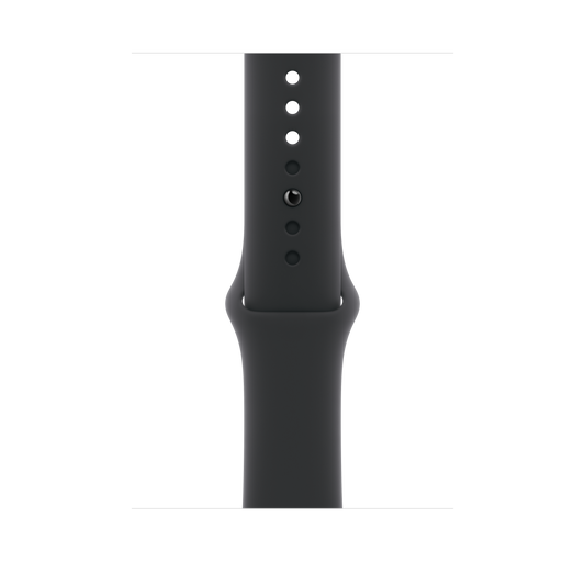 Correa deportiva negra para caja de 46 mm - M/L
