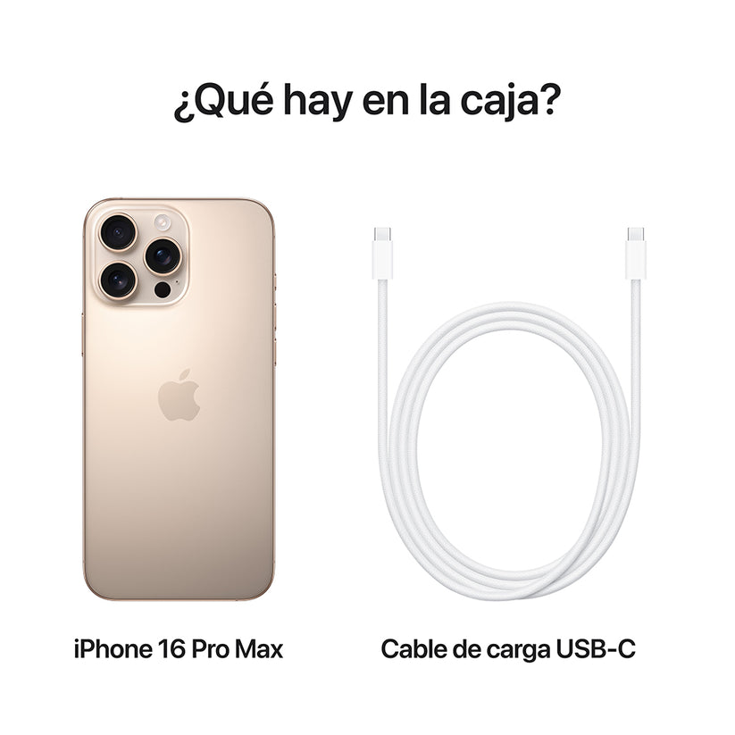 iPhone 16 Pro Max 1 TB Titanio del desierto