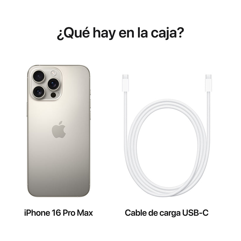 iPhone 16 Pro Max 256 GB Titanio natural