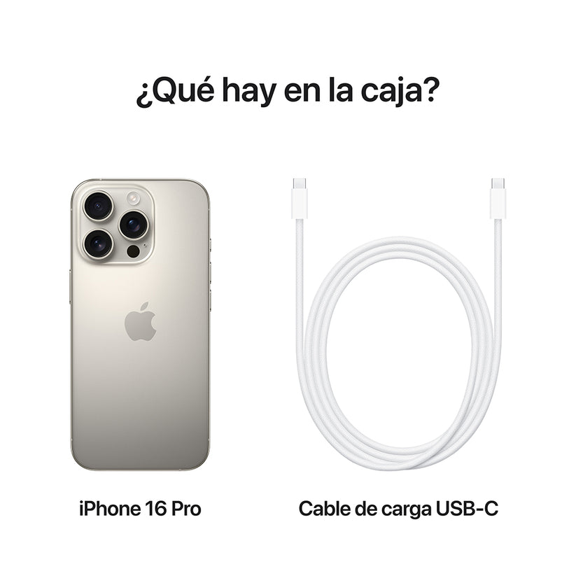 iPhone 16 Pro 128 GB Titanio natural