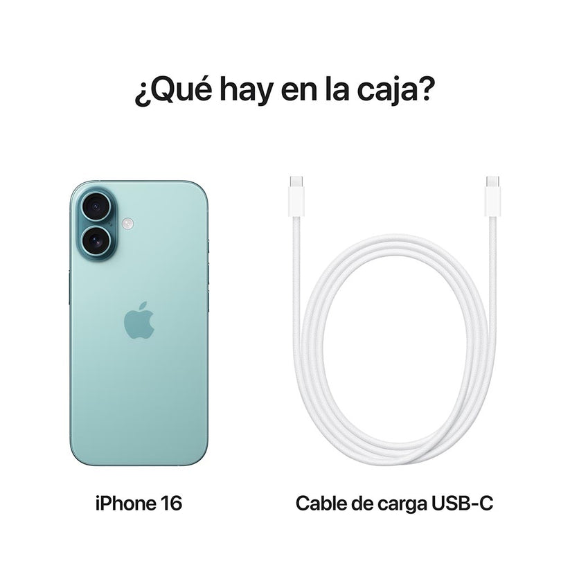 iPhone 16 128 GB Verde azulado