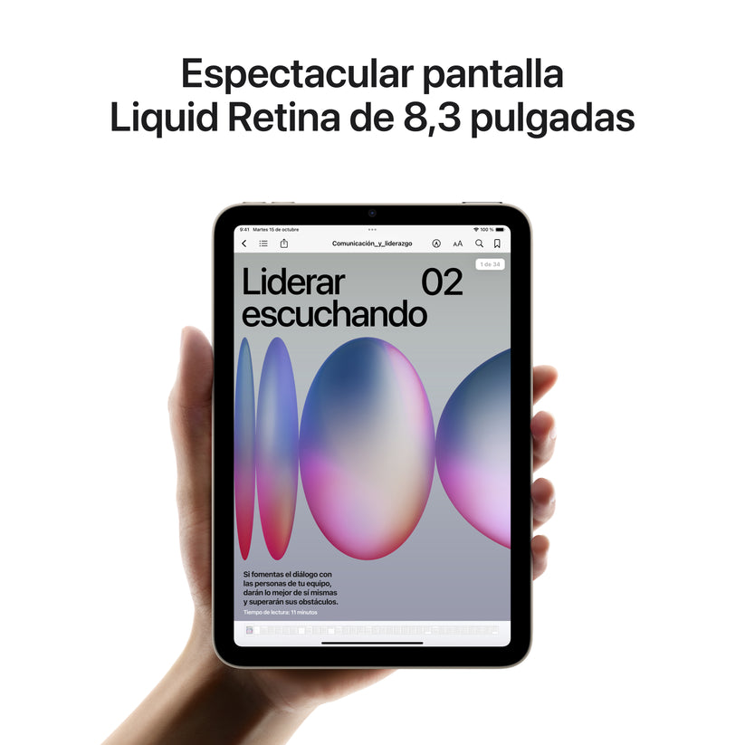 iPad mini Wi-Fi 128 GB - Gris espacial (A17 Pro)