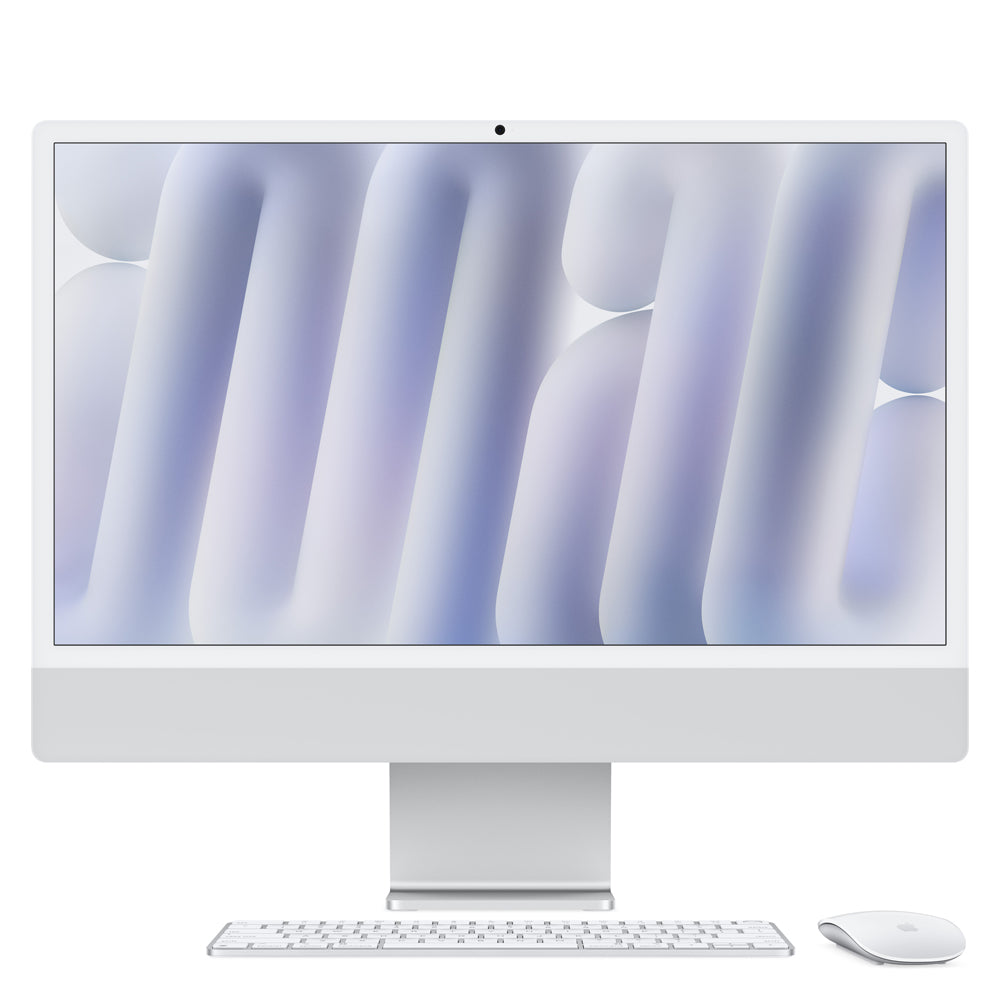 iMac con pantalla Retina 4,5K de 24 pulgadas: Chip M4 de Apple con CPU de 10 núcleos y GPU de 10 núcleos, 256 GB SSD - Plata