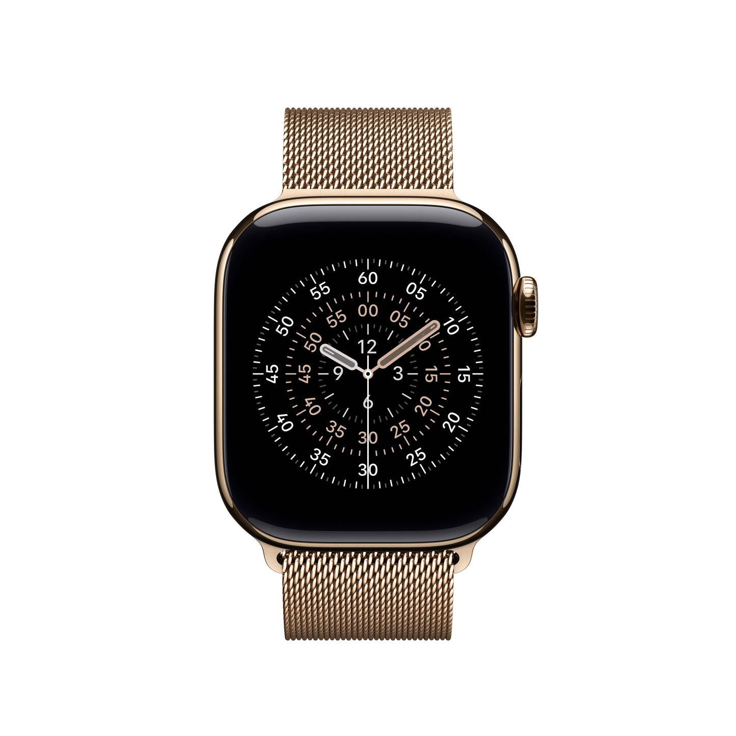 Correa estilo milanés color oro para caja de 42 mm