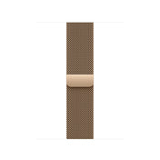 Correa estilo milanés color oro para caja de 42 mm