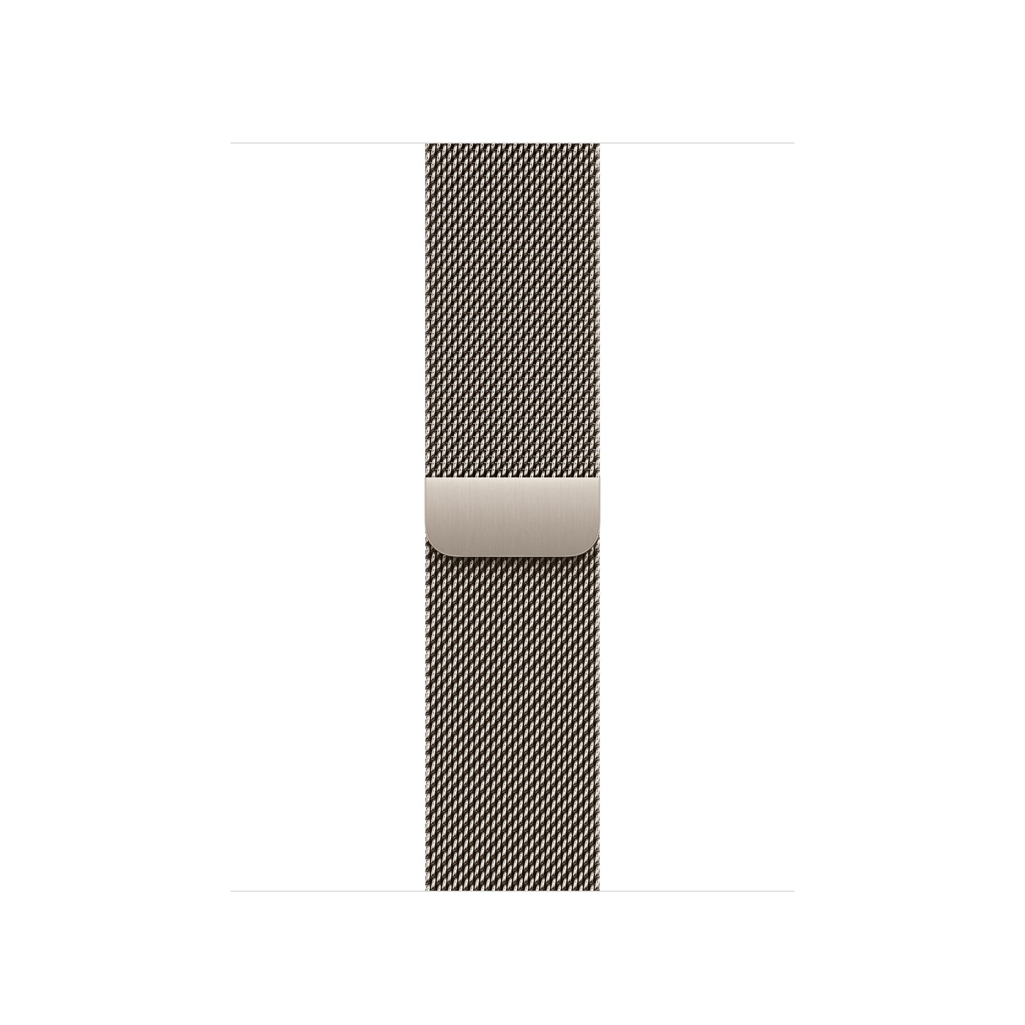 Correa estilo milanés color natural para caja de 42 mm