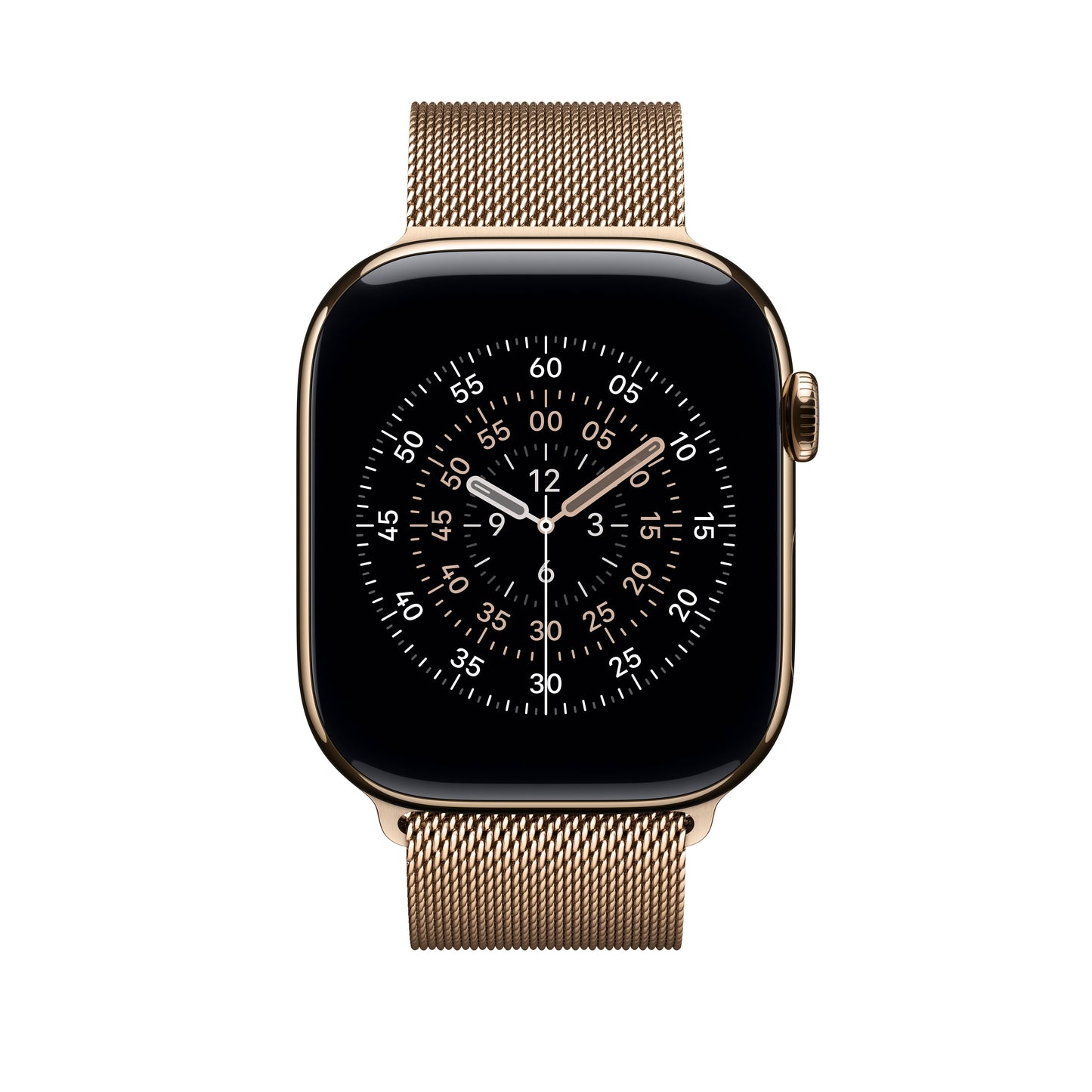 Correa estilo milanés color oro para caja de 46 mm - M/L