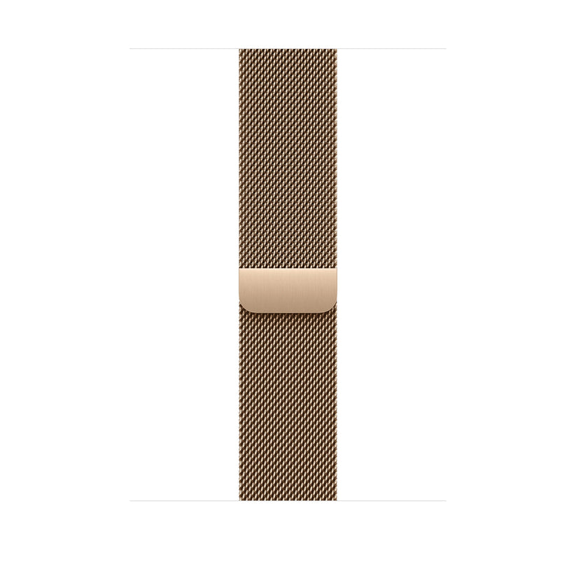 Correa estilo milanés color oro para caja de 46 mm - M/L