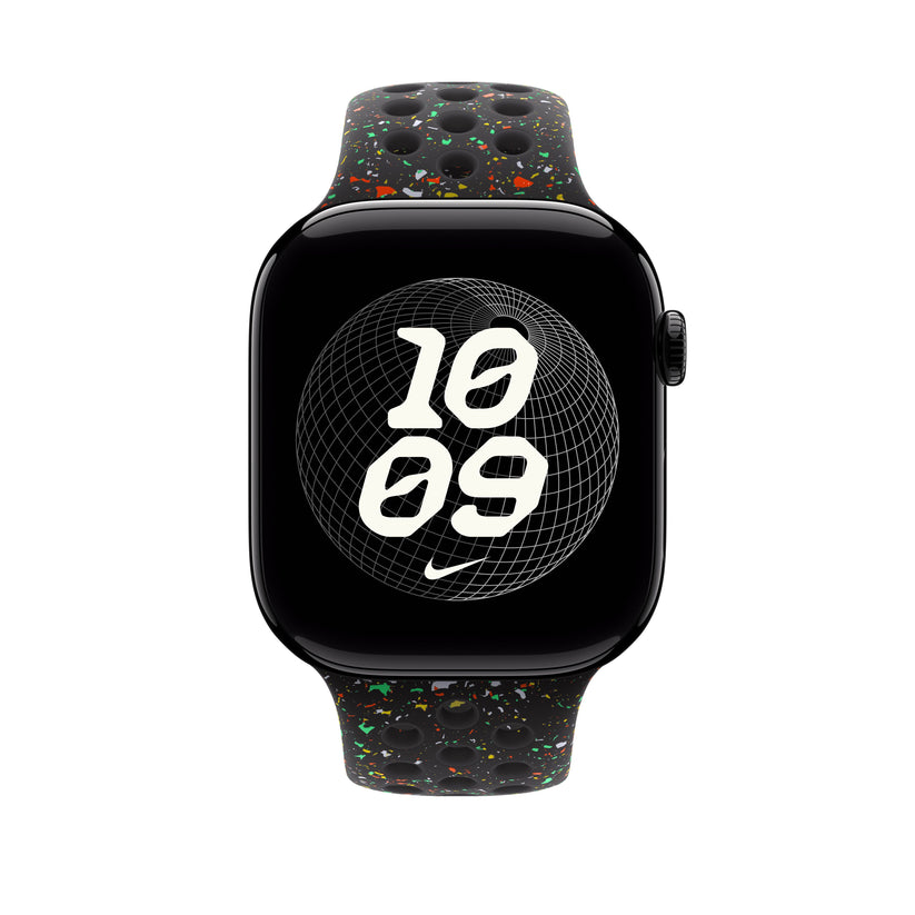 Correa deportiva Nike negro medianoche para caja de 46 mm – M/L