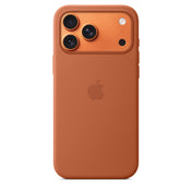 Funda de silicón con MagSafe para el iPhone 17 Pro Max – Color terracota