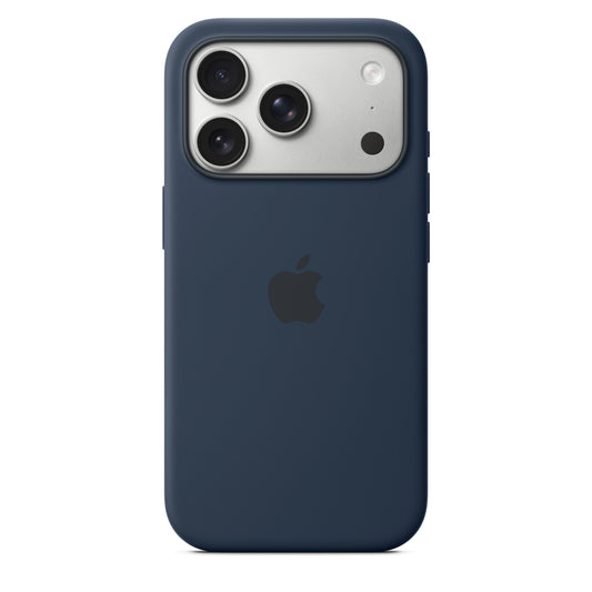 Funda de silicón con MagSafe para el iPhone 17 Pro – Color medianoche