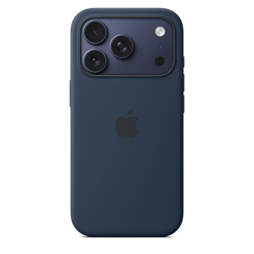Funda de silicón con MagSafe para el iPhone 17 Pro – Color medianoche