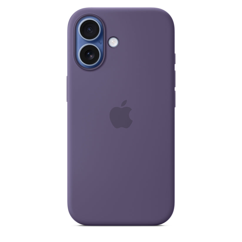 Funda de silicón con MagSafe para el iPhone 17 – Morado niebla