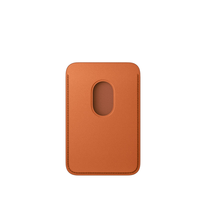 Cartera de FineWoven con MagSafe para el iPhone – Naranja zorro
