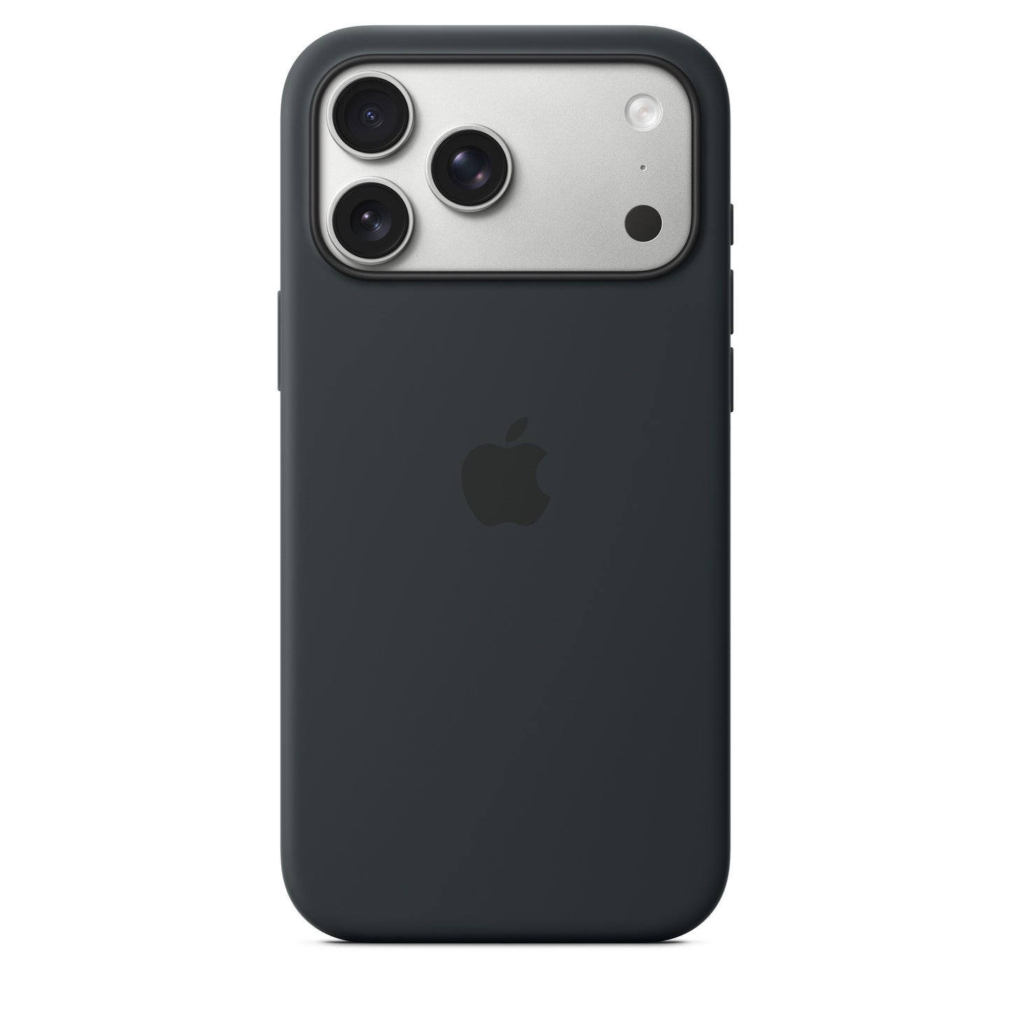 Funda de silicón con MagSafe para el iPhone 17 Pro Max – Negro