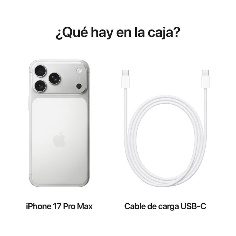 iPhone 17 Pro Max 256 GB Color plata
