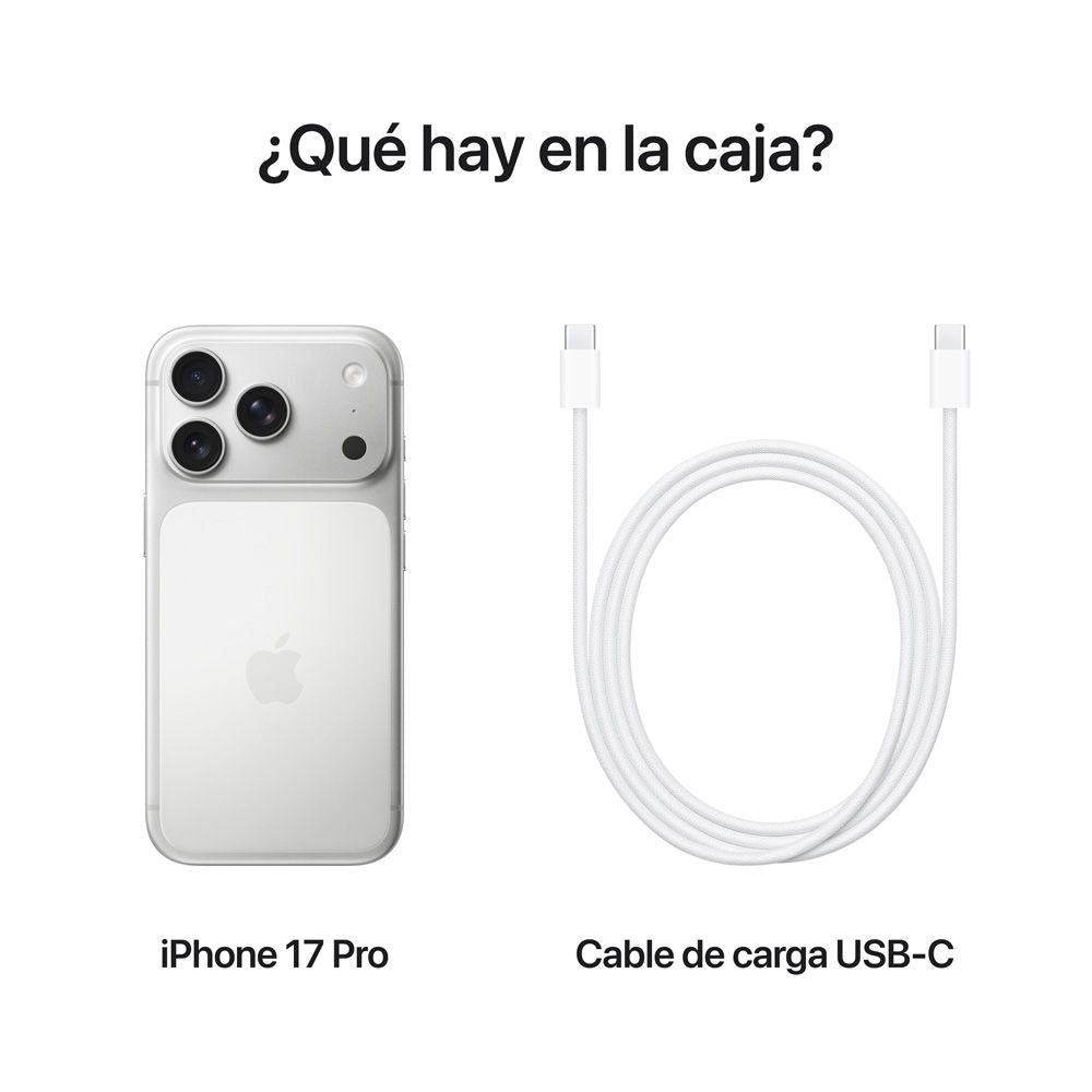 iPhone 17 Pro 512 GB Color plata