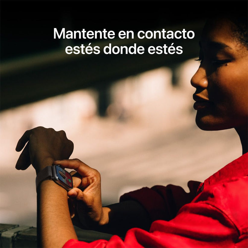 Apple Watch Series 11 GPS • Caja de aluminio negro azabache de 46 mm • Correa deportiva negra – M/L