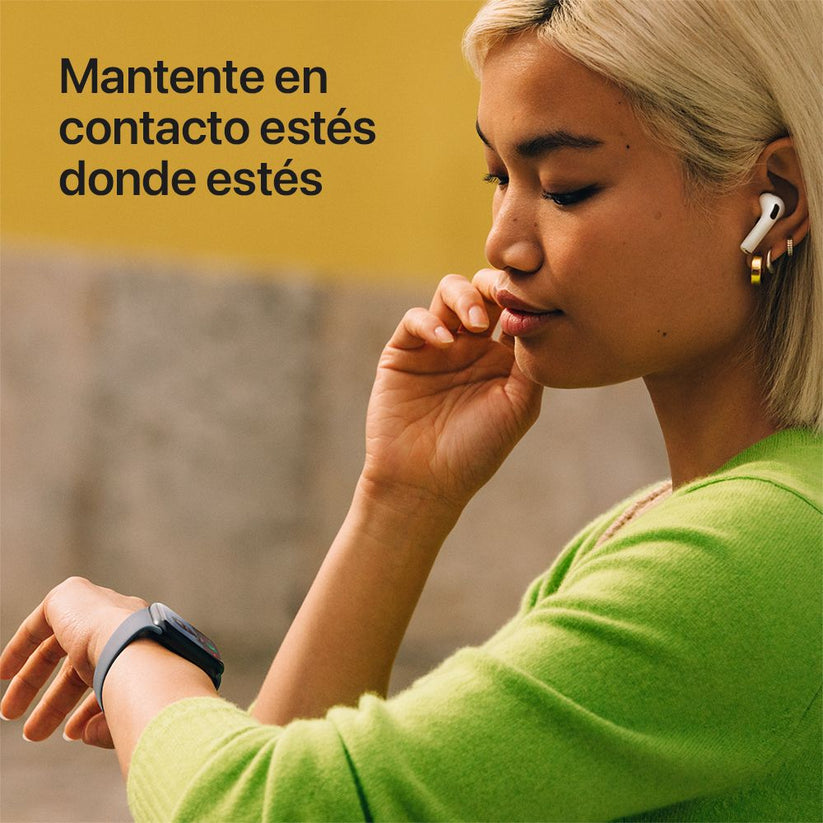 Apple Watch SE 3 GPS • Caja de aluminio color medianoche de 44 mm • Correa deportiva color medianoche - M/L