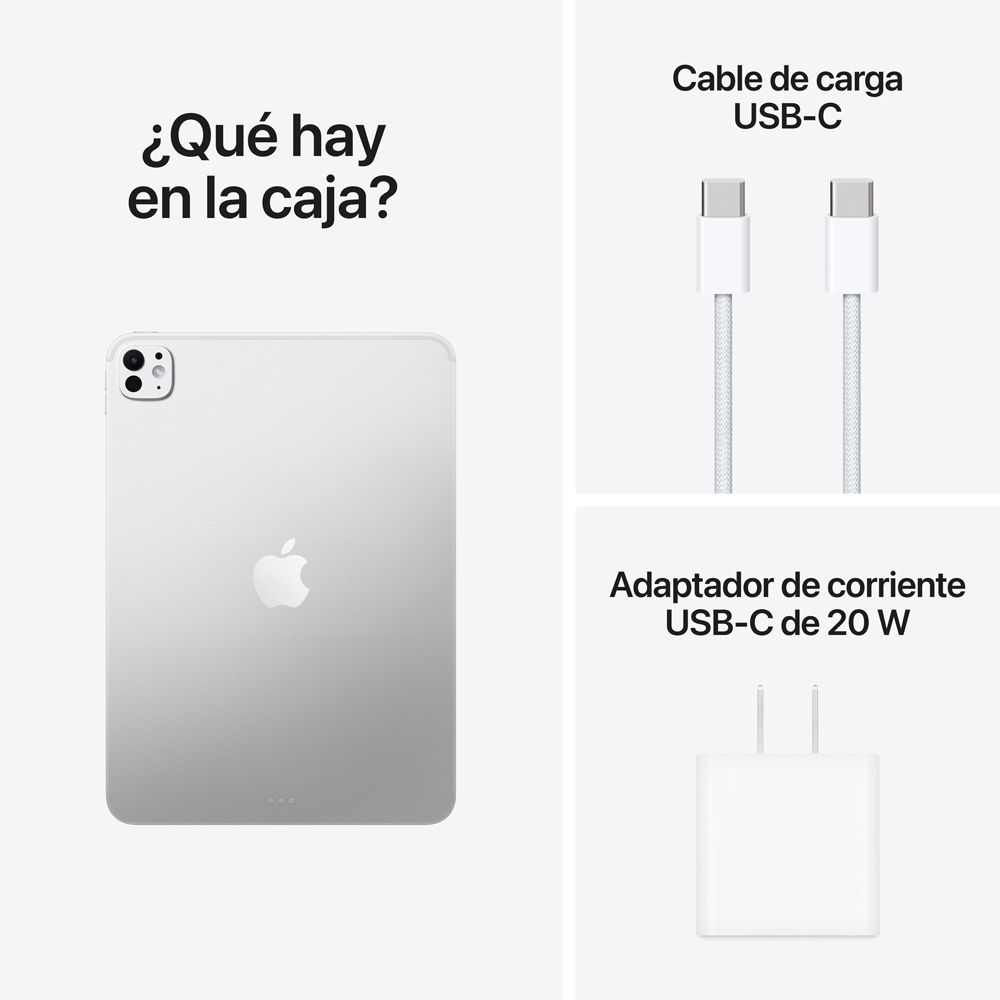 iPad Pro de 11 pulgadas Wi-Fi 512 GB Vidrio estándar - Color plata