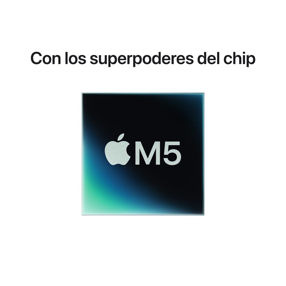 MacBook Pro de 14 pulgadas: Chip M5 de Apple con CPU de 10 núcleos y GPU de 10 núcleos, 1 TB SSD - Color plata