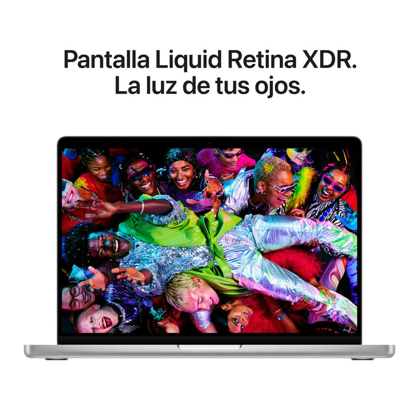 MacBook Pro de 14 pulgadas: Chip M5 de Apple con CPU de 10 núcleos y GPU de 10 núcleos, 1 TB SSD - Color plata