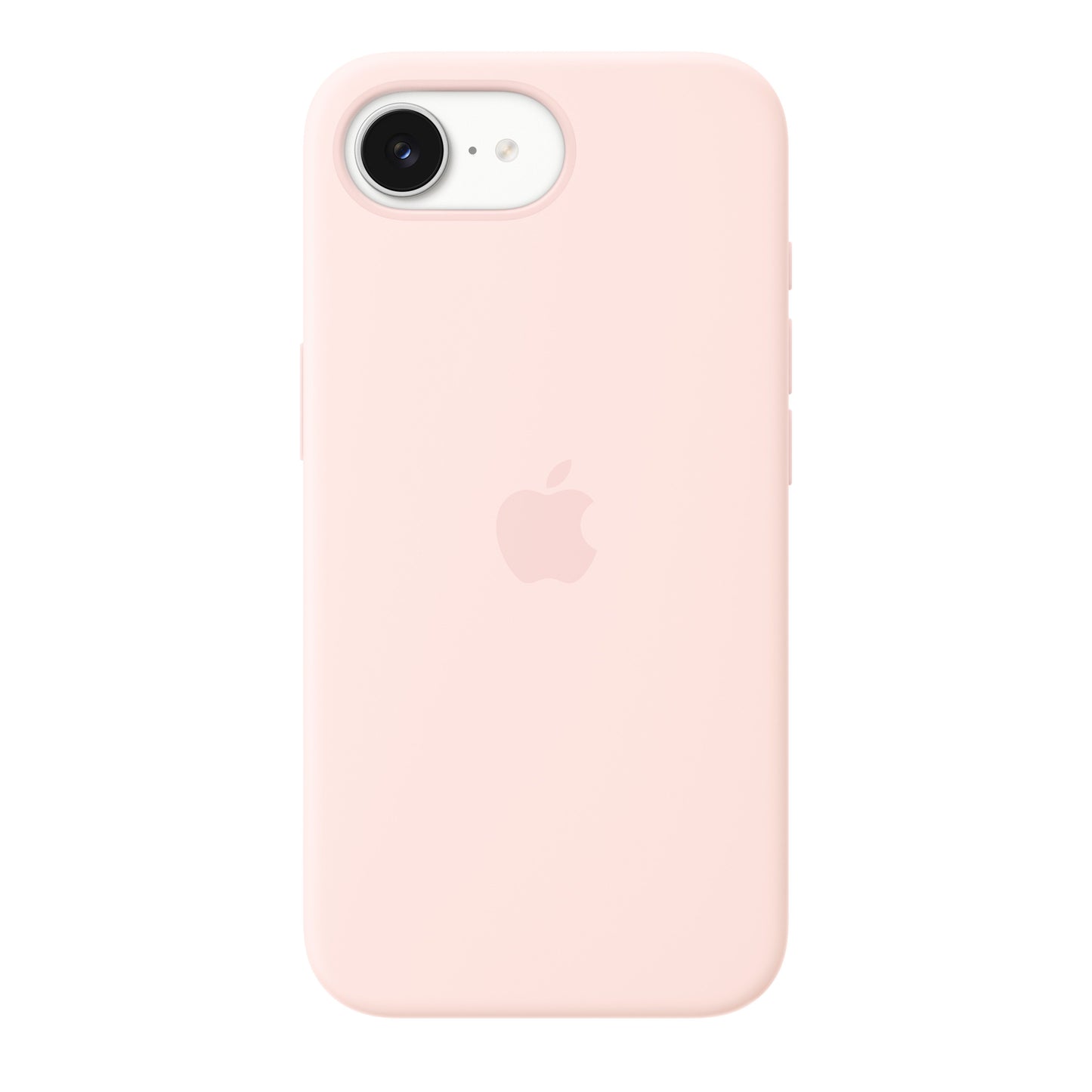 Funda de silicón con MagSafe para el iPhone 17e – Rosa pálido