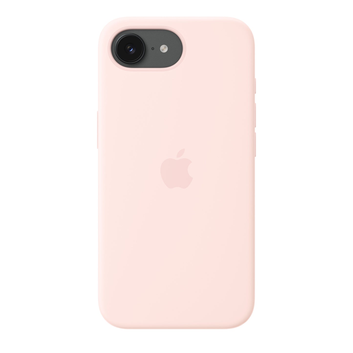 Funda de silicón con MagSafe para el iPhone 17e – Rosa pálido