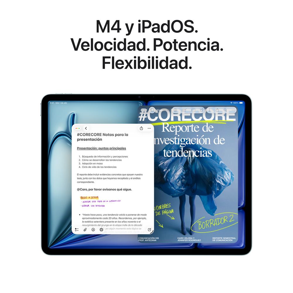 iPad Air de 11 pulgadas Wi-Fi 128 GB - Azul (M4)