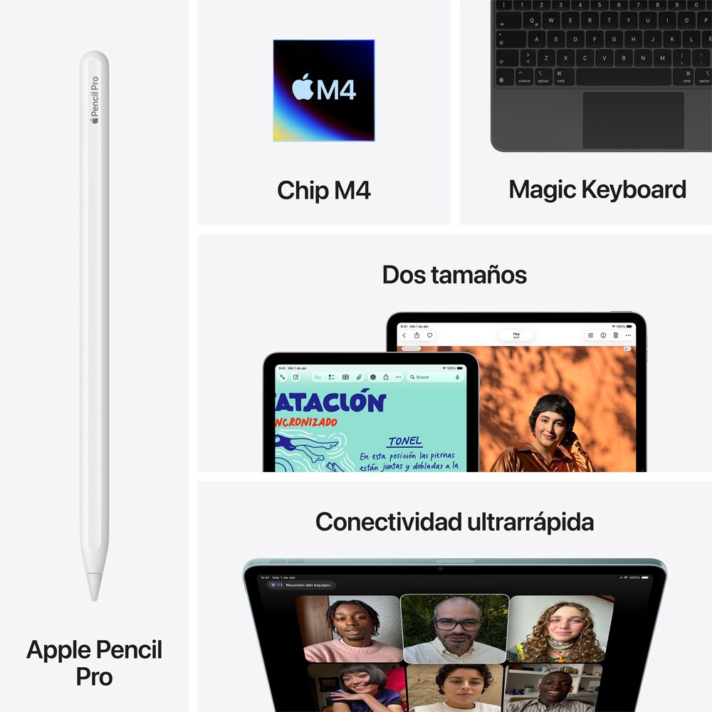 iPad Air de 13 pulgadas Wi-Fi 128 GB - Gris espacial (M4)