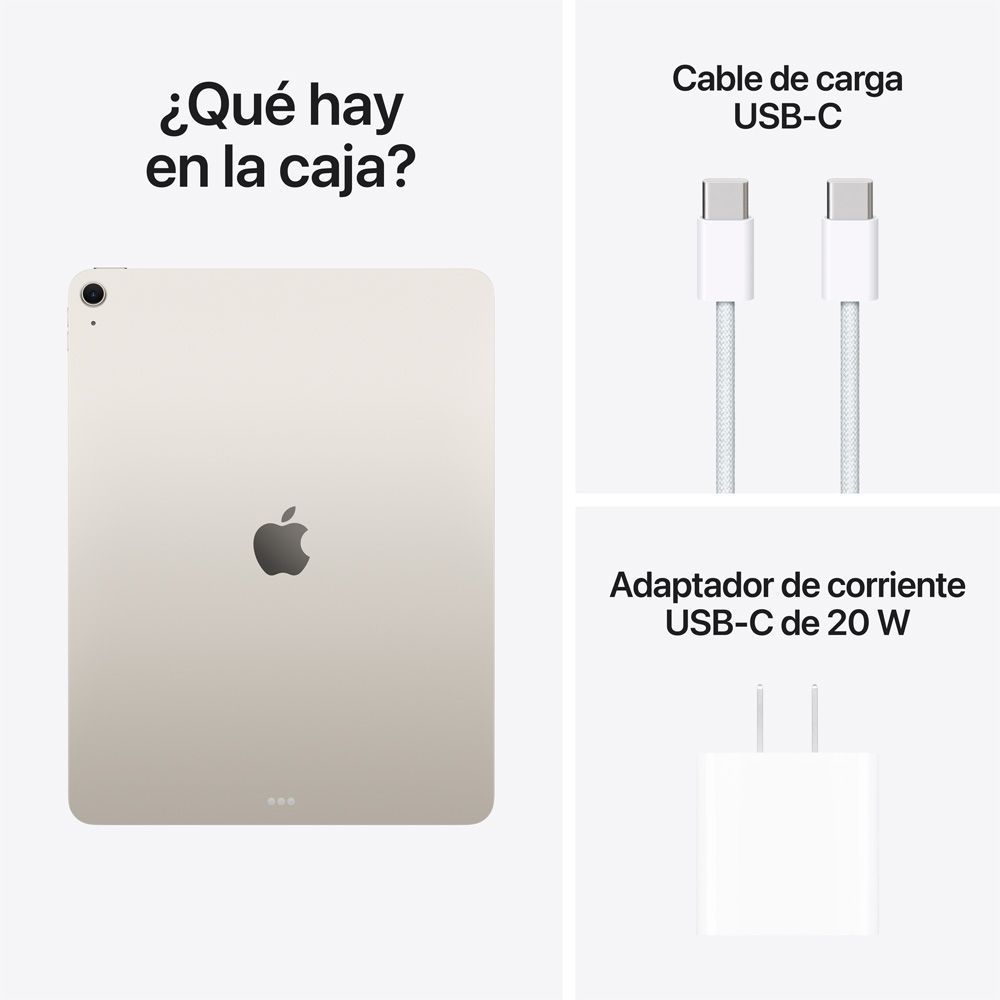 iPad Air de 13 pulgadas Wi-Fi 512 GB - Blanco estelar (M4)