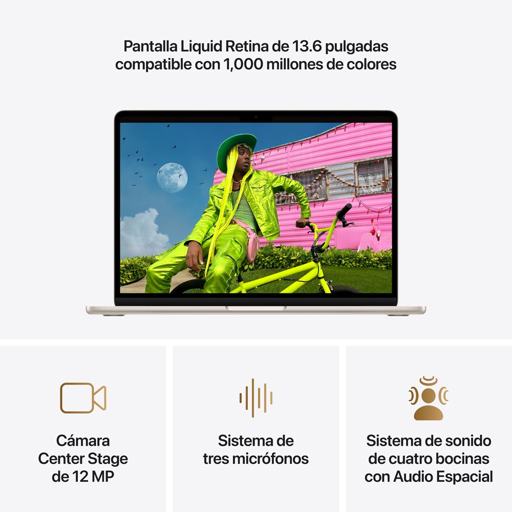 MacBook Air de 13 pulgadas: Chip M5 de Apple con CPU de 10 núcleos