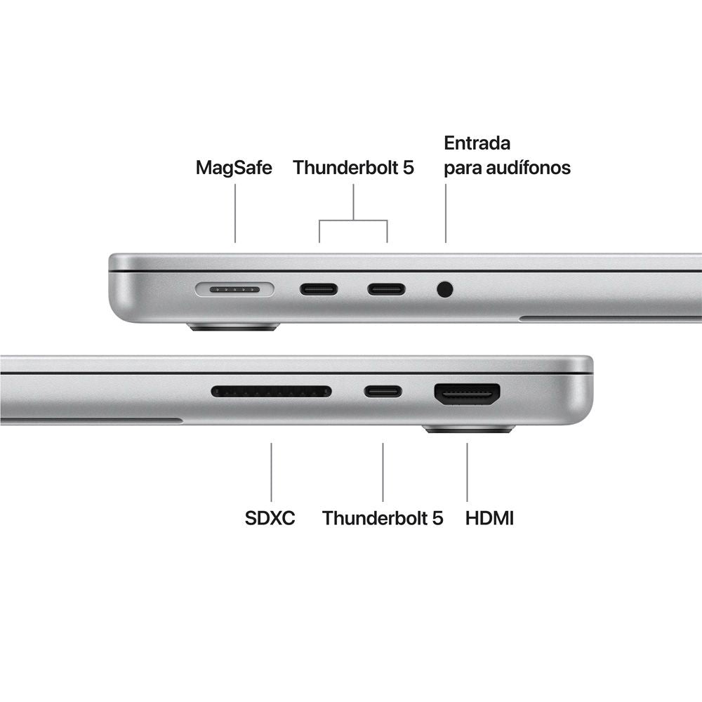 MacBook Pro de 14 pulgadas: Chip M5 Pro de Apple con CPU de 15