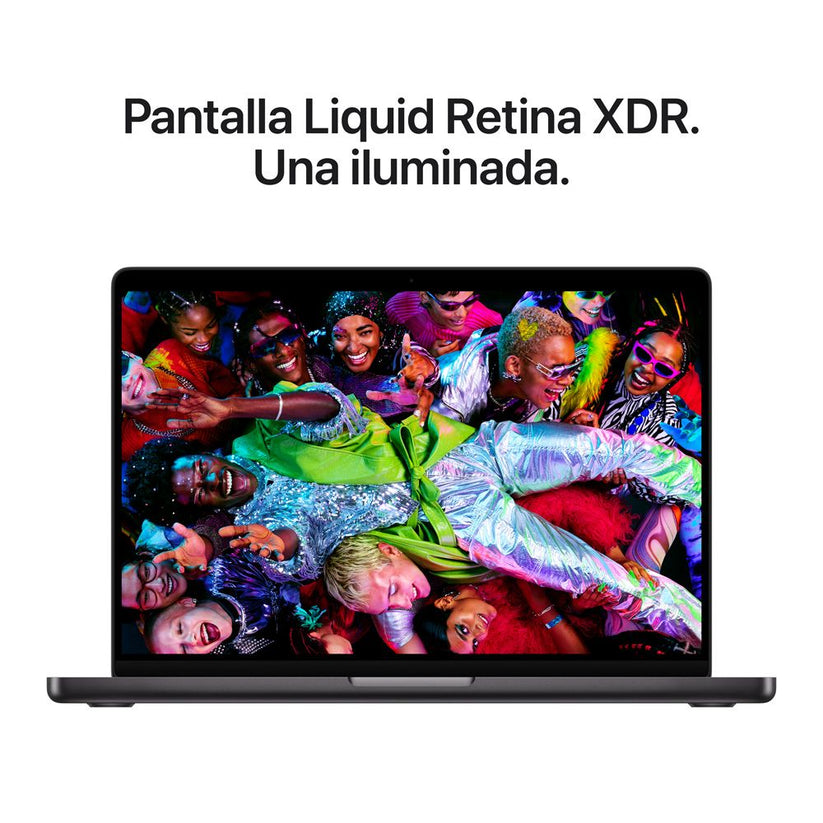 MacBook Pro de 14 pulgadas: Chip M5 Pro de Apple con CPU de 15 núcleos y GPU de 16 núcleos, 2 TB SSD - Negro espacial