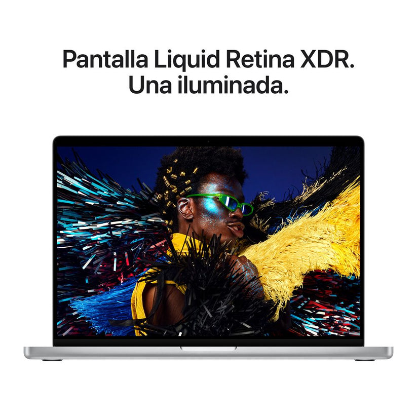 MacBook Pro de 16 pulgadas: Chip M5 Pro de Apple con CPU de 18 núcleos y GPU de 20 núcleos, 1 TB SSD - Color plata