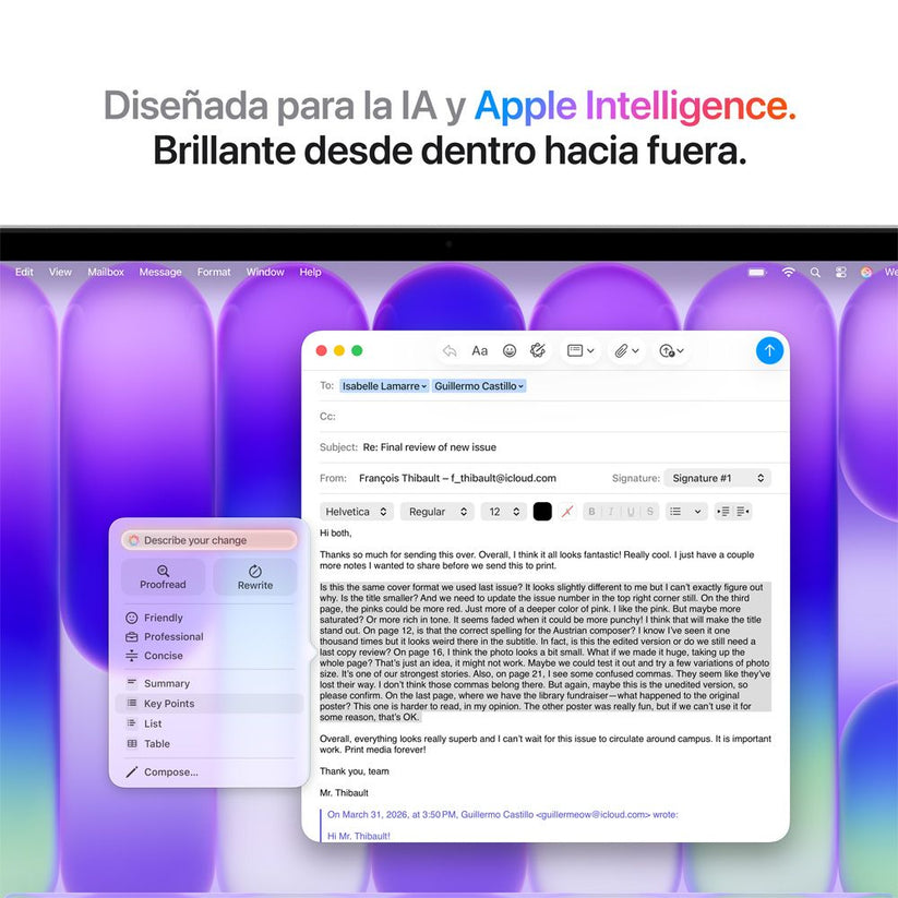MacBook Neo de 13 pulgadas: Chip A18 Pro de Apple con CPU de 6 núcleos y GPU de 5 núcleos, Magic Keyboard, 256 GB SSD - Color plata