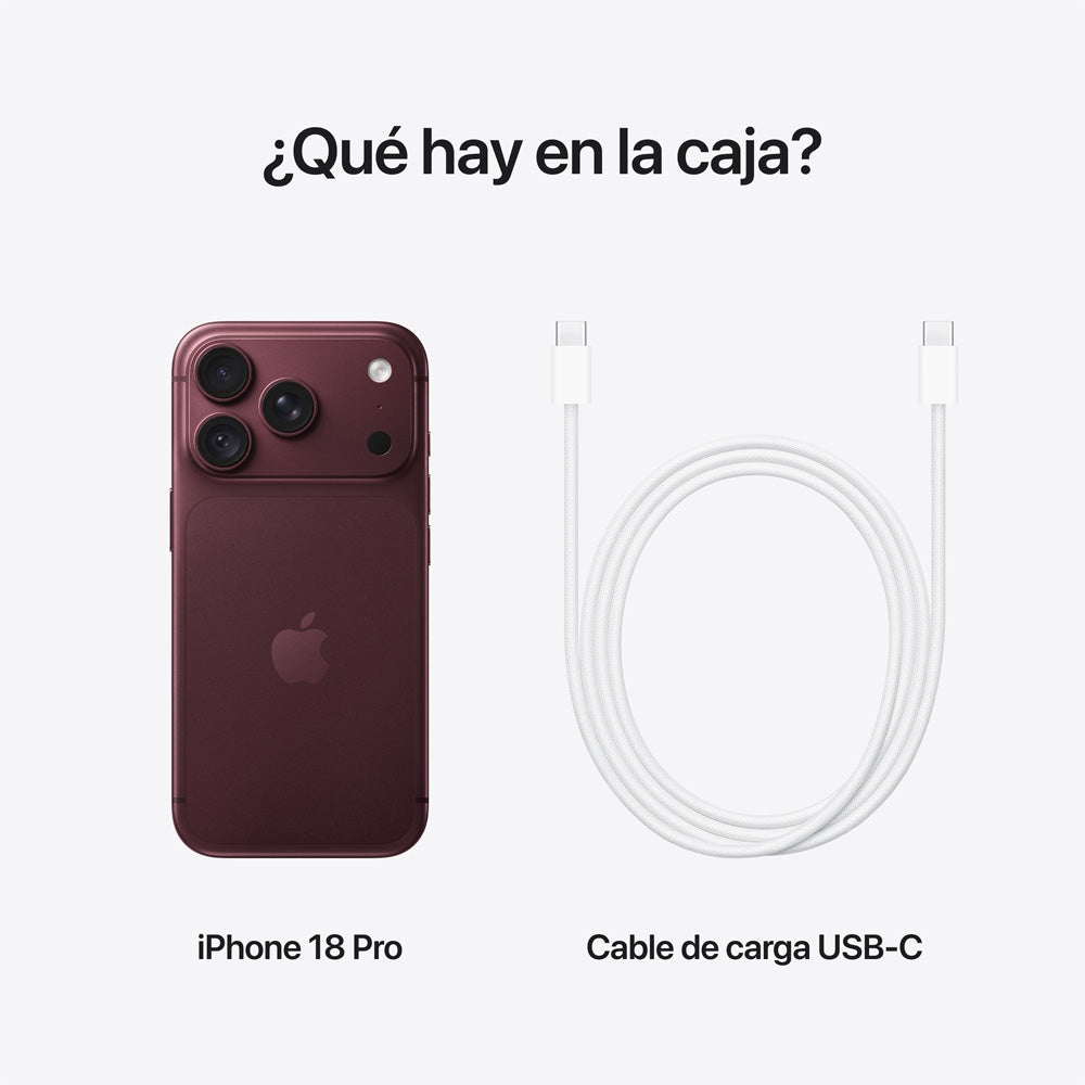 iPhone 18 Pro 256 GB Borgoña – iCon Costa Rica