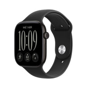 Apple Watch Series 12 GPS • Caja de aluminio negra de 46 mm • Correa deportiva negra – M/L