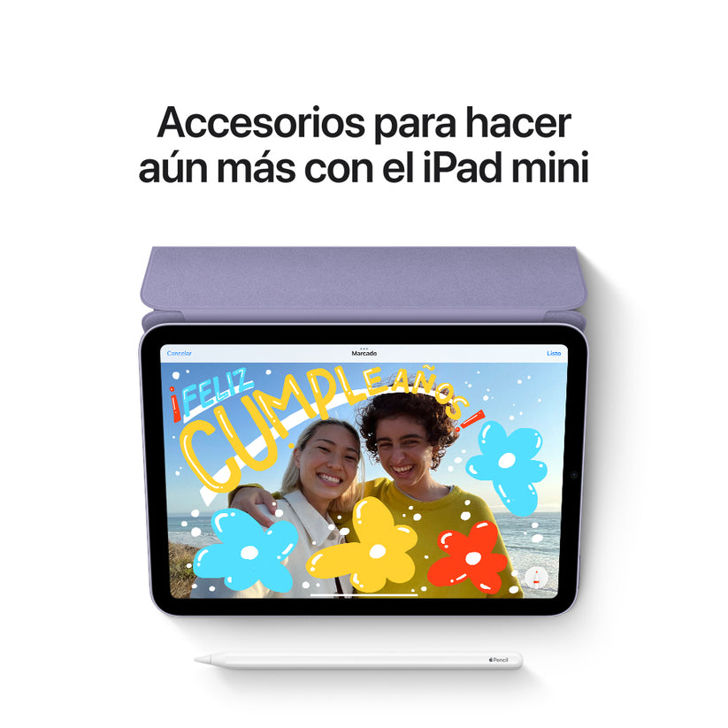iPad mini Wi-Fi + Cellular 64 GB - Gris espacial (6.ª generación)