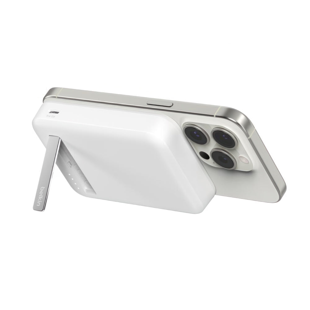 Batería Belkin 8,000mAh con Qi2 15W - Blanco