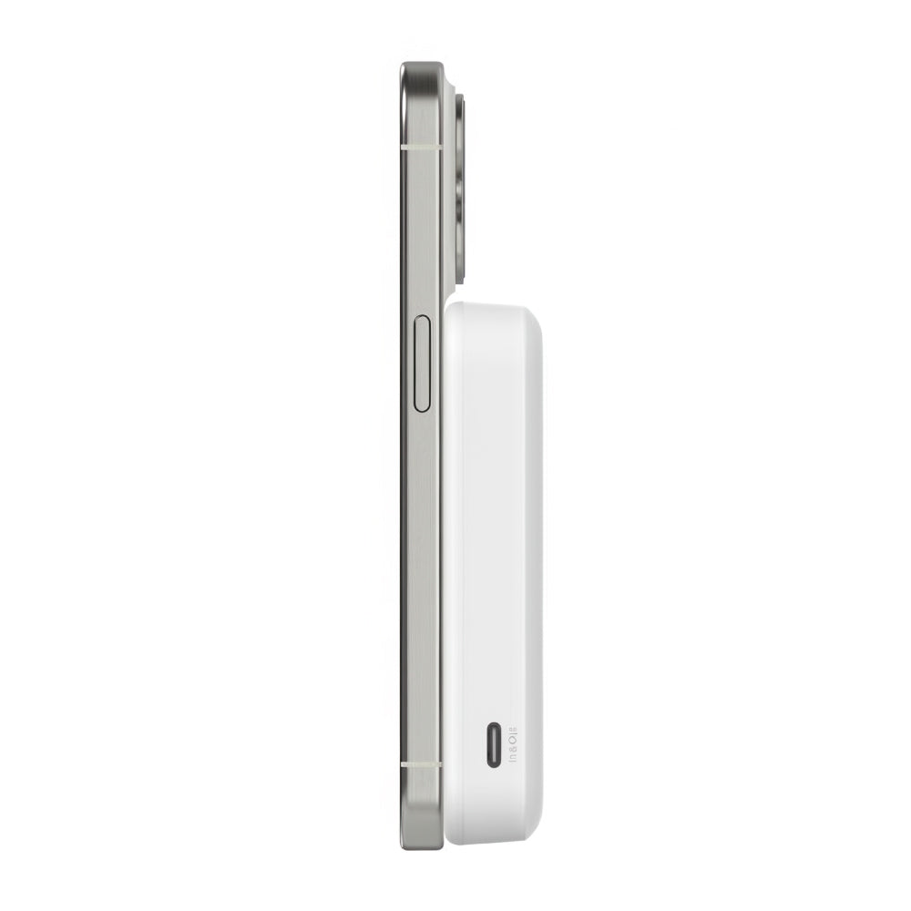 Batería Belkin 8,000mAh con Qi2 15W - Blanco