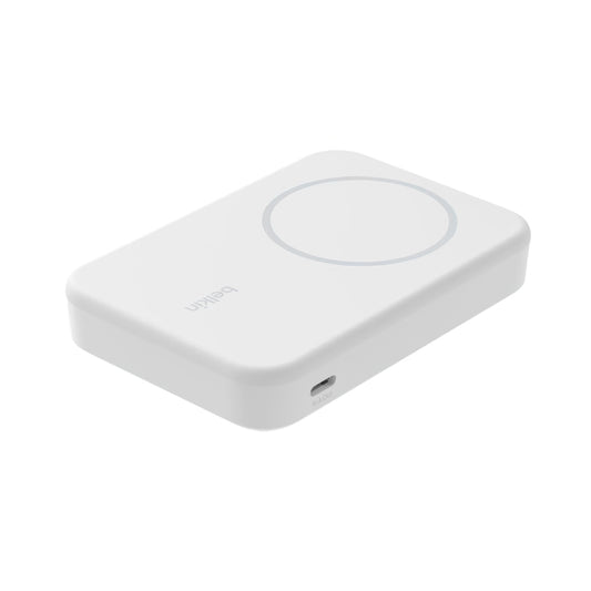Batería Belkin 8,000mAh con Qi2 15W - Blanco
