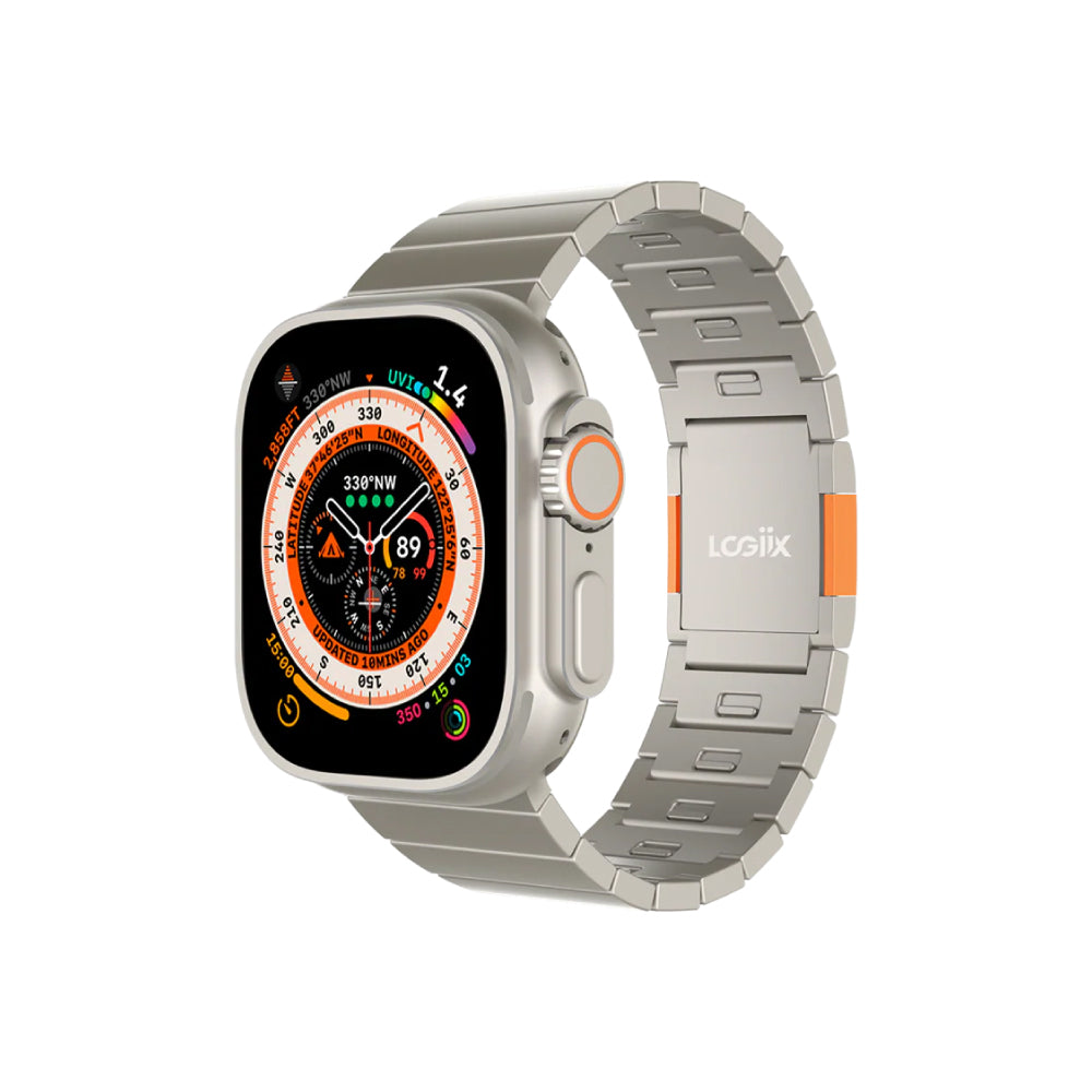 Banda Logiix Titan Link - Titanium Finish