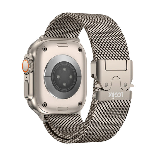 Banda Logiix Milanese Link - Titanium Finish