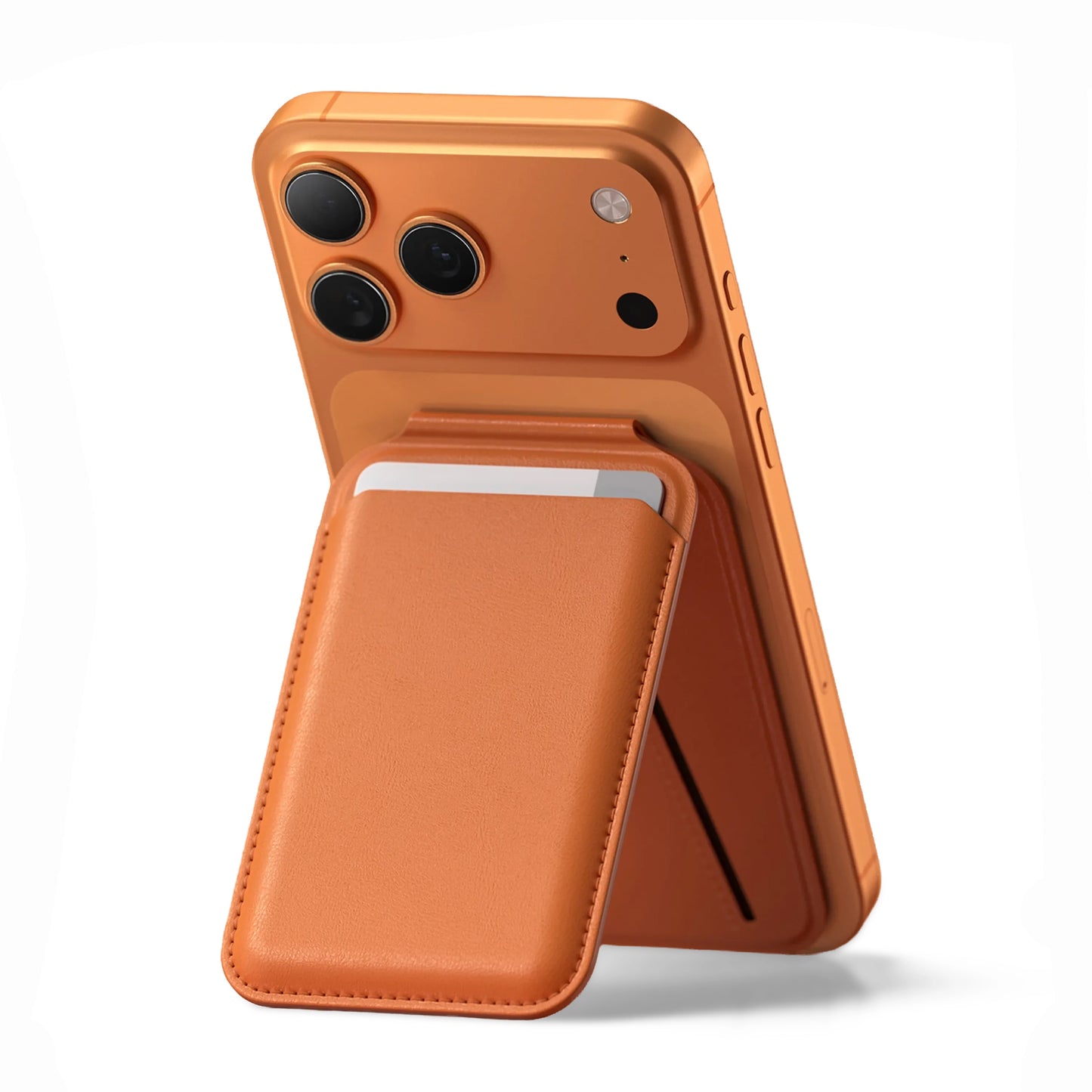 Wallet Satechi vegan leather magnetic - Orange