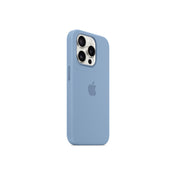Estuche Apple silicone winter blue con magsafe para iPhone 15 Pro Max