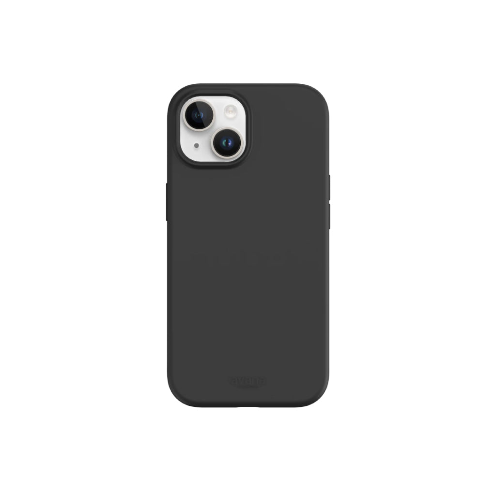 Estuche Avana Velvet con magsafe para iPhone 15 - Negro