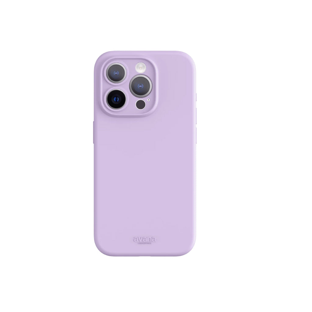 Estuche Avana Velvet con magsafe para iPhone 15 Pro -Morado