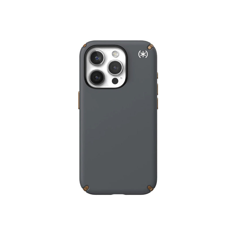 Estuche Speck con magsafe para iPhone 15 Pro - Gris