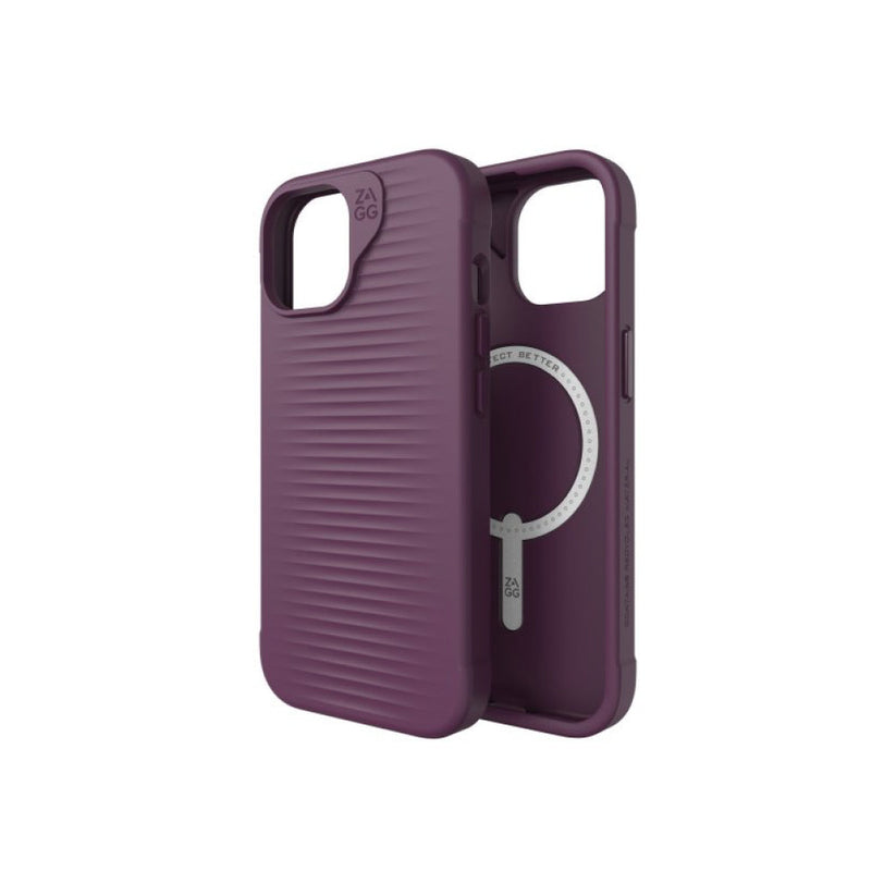 Estuche Zagg luxe snap con magsafe para iPhone 15 Pro Max - Morado